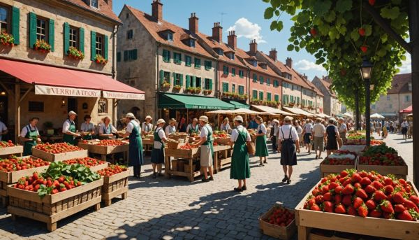 Comment vivre la fête de la fraise à Vergt