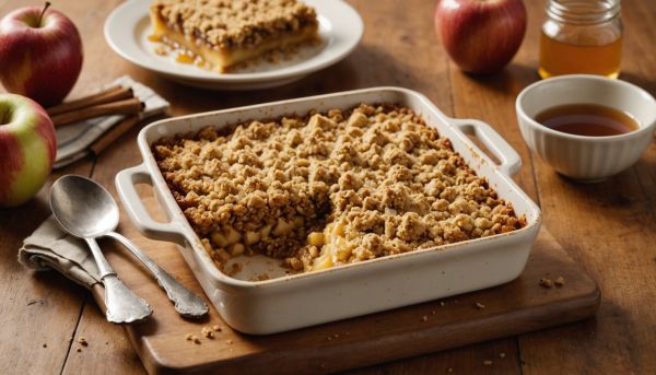 Préparer un croustillant aux pommes et miel
